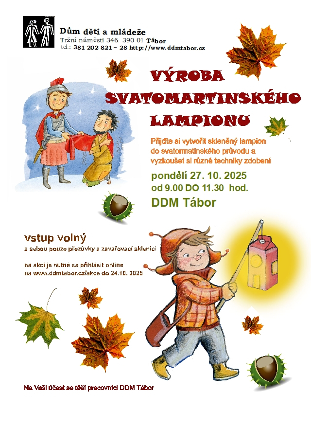 Výroba lampionu do svatomartinského průvodu