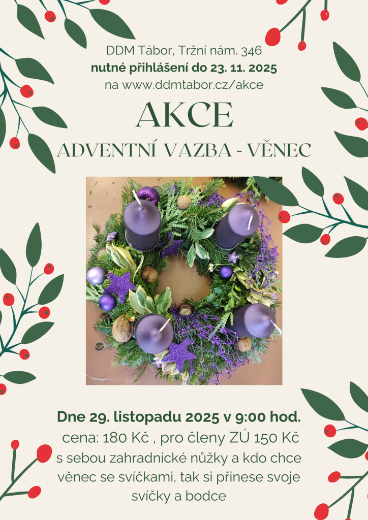 Adventní vazba - věnec