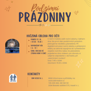 Hvězdná obloha pro děti