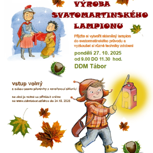 Výroba lampionu do svatomartinského průvodu