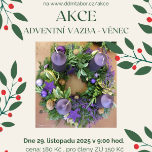 Adventní vazba - věnec
