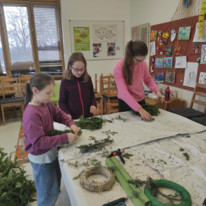 Adventní vazba - věnec