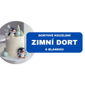 DORTOVÉ KOUZLENÍ S BLANKOU - Zimní dort s figurkami